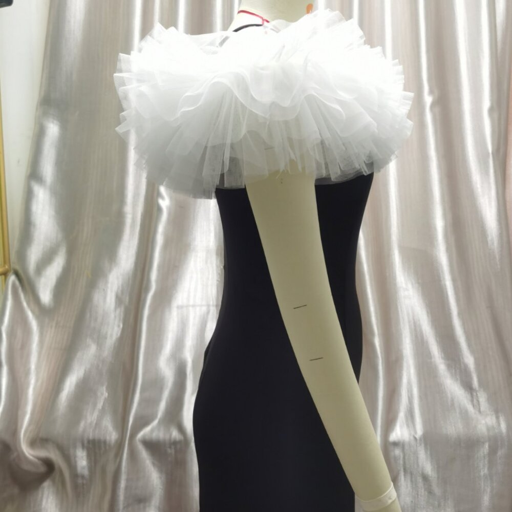 Black Off-the-Shoulder Fitted Homecoming Dress with Ruffles